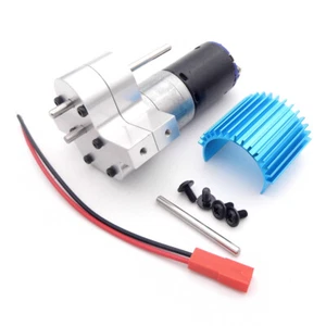 Metal Transfer Gearbox & 370 Brush Motor f WPL JJRC 4WD 6WD C24 RC Car DIY Parts - Picture 1 of 10