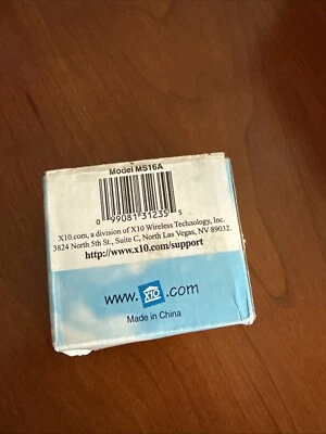 Sensor de movimento X10 MS16A ActiveEye novo na caixa PRETO CINZA - Imagem 1 de 3