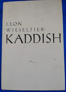 Kaddish - Hardcover By Wieseltier, Leon - VERY GOOD - Picture 1 of 6