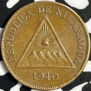 1940 Nicaragua 1 Centavo Lot#D8650 Nice! - Picture 1 of 2