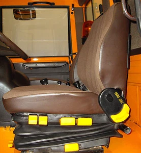 2 Sitzbezüge Stoff braun (Sitz+ Lehne)für UNIMOG 417, ISRI 6500, neu! Fahrersitz - Bild 1 von 4