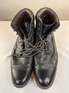 Johnston & Murphy schwarze elegante Stiefeletten vollnarbig Größe 12 M - Bild 1 von 13