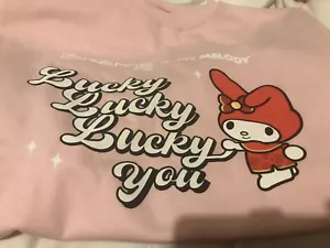 my melody cream shop sweatshirt pink. Chinese New Year Exclusive 2023 - Picture 1 of 4