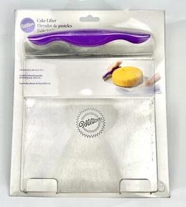 NEW Wilton Stainless Steel Cake Lifter Lift Move Large Cookies Up To 16” Purple - Picture 1 of 4