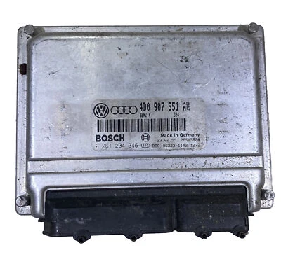 1997 - 2002 AUDI A4 ECU ENGINE CONTROL UNIT MODULE 0261204346 - Image 1 of 3