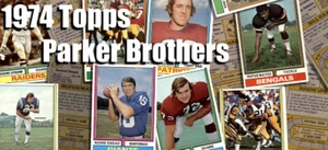 Topps Football Parker Brothers 1974 variaciones tú eliges completa tu conjunto - Imagen 1 de 7