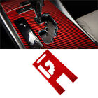 Red Carbon Fiber Gear Shift Panel Cover Trim For Lexus Is250 Is350 2006~2012