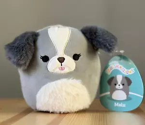 Squishmallows Critter Squad Malu der Shih Tzu 5 Zoll Neu mit Etikett - Bild 1 von 4