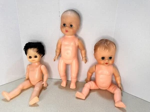 Lot Of 3 13’ Sleepy Eyes Plastic dolls Read Description  - Picture 1 of 17