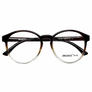 Oversize Big Round Horn Rimmed Eye Glasses TR90 Eyewear Frame Non Prescription - Picture 1 of 18