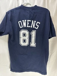 Dallas Cowboys TERRELL OWENS #81 MENS T-SHIRT OFFICIAL COWBOYS MERCH Size Small - Picture 1 of 5