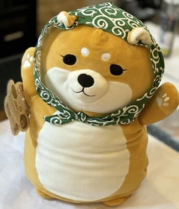 Japanese Shiba Inu dog Furoshiki Zukin Stuffed Animal Plush Body Pillow Cushion - Picture 1 of 8