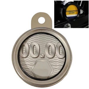 Scootor Motorcycle Universal Tax Disc Plate Holder Waterproof Card Hanger Label - Bild 1 von 11