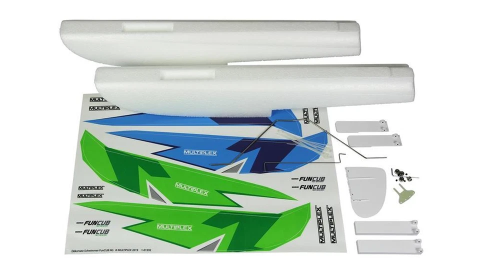 Multiplex Schwimmersatz FunCub NG grün / blau / 1-01539 - Bild 1 von 1