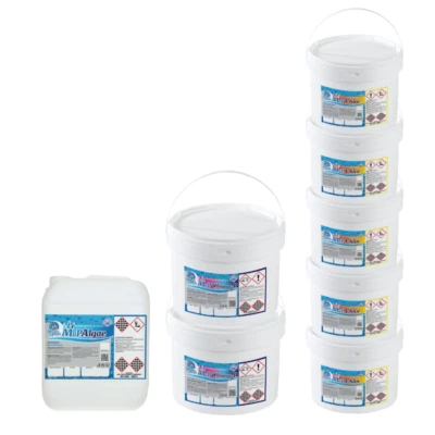 Kit Tritone, kit completo prodotti chimici piscina 30-60 mc Master of Pools - Immagine 1 di 4