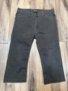 Free world Youth Gray Denim Pants 16/28 Relaxed Fit Hemmed Made In Mexico... - Picture 1 of 11