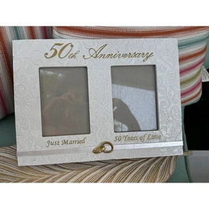 50th wedding anniversary photo frame. - Picture 1 of 4
