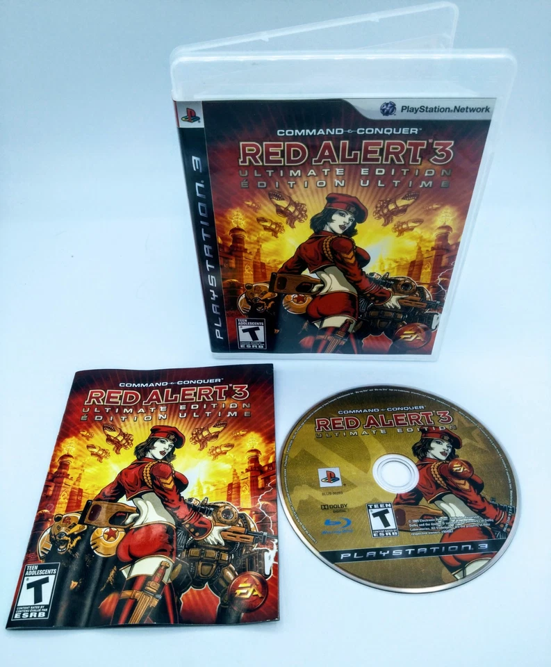 Command & Conquer Red Alert 3: Ultimate Edition (PS3, 2009) CIB  - Image 1 of 2