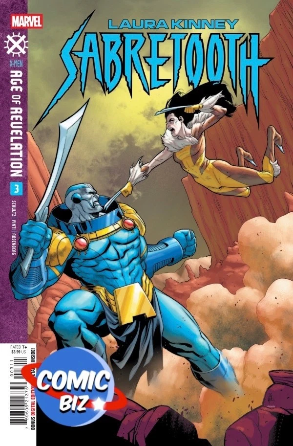 LAURA KINNEY: SABRETOOTH #3 (2025) 1ST PRINTING MAIN COVER MARVEL COMICS - Image 1 of 1