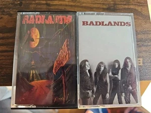 Voodoo Highway & Self Titled by Badlands 2 Cassette Tape Lot In Excellent Shape - Picture 1 of 4
