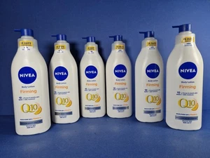 6 X NIVEA Q10 + Vitamin C Firming Body Lotion Normal Skin 400ml - Pack Bundle - Picture 1 of 4