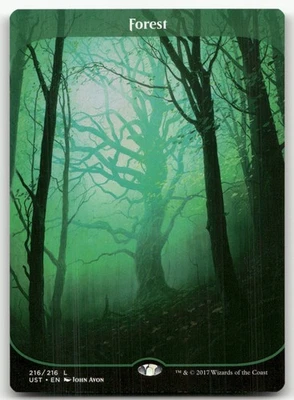 Forest #216 (LP) Unstable UST Magic MTG - Image 1 of 2