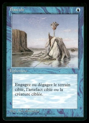 MTG Renaissance Twiddle (French)"Bascule" NM Black Border - Image 1 of 2
