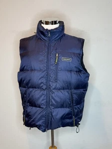 Polo Sport Ralph Lauren Hombre Chaleco Abombado Azul Marino Cremallera Completa Logo L - Imagen 1 de 6