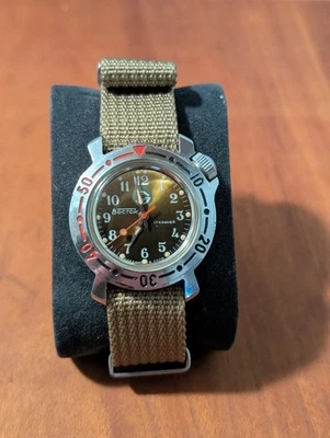 VOSTOK AMPHIBIA DIVER URSS HILO GRANDE FUNCIONANDO DE COLECCIÓN Foto 1 de 4