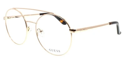 GUESS GU2714 032 Women's Eyeglasses Frames Aviator 52-18-135 Gold - Image 1 of 3