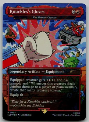 Knuckles's Gloves - The Reaver Cleaver (Rainbow Foil) R Secret Lair Drop Series - Image 1 of 2