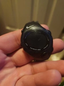 Nike Triax WG46-4000 Quartz Sports Digital Running Watch Black FLT52-TR Untested - Picture 1 of 12
