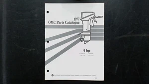 OMC 1977 4 HP Parts Catalogue Evinrude Johnson Outboard Manual - Picture 1 of 2