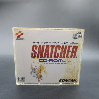 Snatcher PC Engine CD-ROMantic with Manual and Stickers Japanese - Image 1 of 4