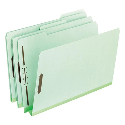 Pendaflex Pressboard Expanding Folder, 2" Expansion, Letter Size, Green, 25-Pk - Image 1 of 2