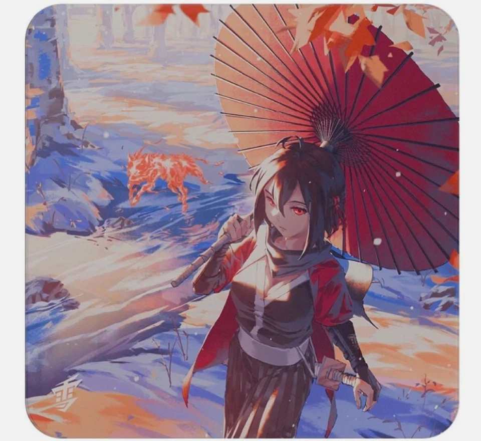 Yuki Aim Kitsune Large Game Mouse Pad YUKIPAD LIMITED YukiAim 500 x 500 x 3mm - Image 1 of 4