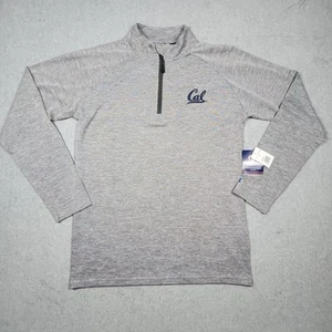 Cal Bears Champion Gray 1/4 Zip Pullover Lightweight Men's Small S - Picture 1 of 11