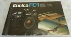 Konica Fc-1 35Mm Camera Instruction Manual - Original