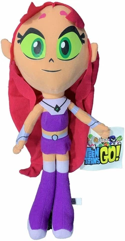 Teen Titans Go Plush Starfire 10 inch. Stuffed Toy. New Cover