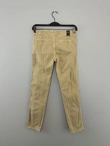Boy's Junior Gucci Cotton Chino Pants Trousers Small Logo Beige Size 10Y - Picture 1 of 14