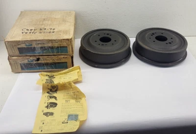 Tambores de freio de substituição NORS 1955 1970 Chevrolet Impala Corvette Bendix EUA 11X3 - Imagem 1 de 4