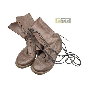 Dutch M57 Paratrooper Tan Jump Boots - Original - US WW2 Pattern - Picture 1 of 4