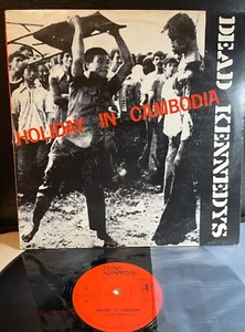 12" DEAD KENNEDYS  Holiday in Cambodia (12) Cherry 13 1980 Made France plays NM - Picture 1 of 7