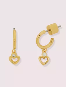 NWT Kate Spade Shining Spade Huggies WBRUI149 Gold - Picture 1 of 3
