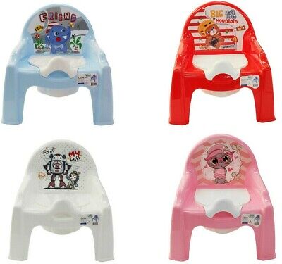 Baby Potty Chair Baby Training Potties For Boys Girls Pink & Blue Pastel Colours • 14.56£