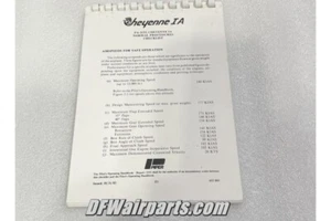 653-801, 653 801, New Piper PA-31T1 Cheyenne IA Normal & Emergency Pilot Checkli - Bild 1 von 2