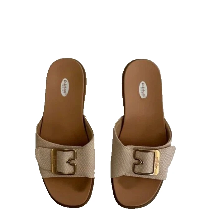 Zapatos sandalia Dr. Scholl's para mujer beige suela de goma talla 6 sin caja Foto 1 de 4
