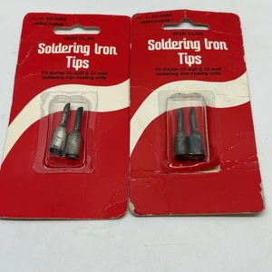 Archer Long Life Iron Clad Soldering Tips Cat No. 64-2089 Lot 4 Tips - Picture 1 of 5