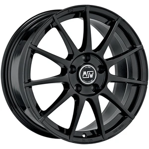 LLANTAS MSW MSW 85 PARA SUBARU IMPREZA 7X17 5X100 GLOSS BLACK T55 - Imagen 1 de 4