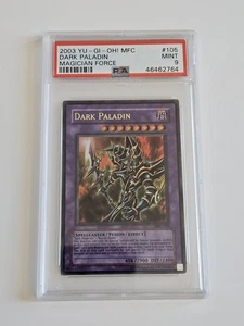 2003 YU-GI-OH! MFC MAGICIAN'S FORCE #105 DARK PALADIN PSA 9 ~MINT~ - Picture 1 of 2